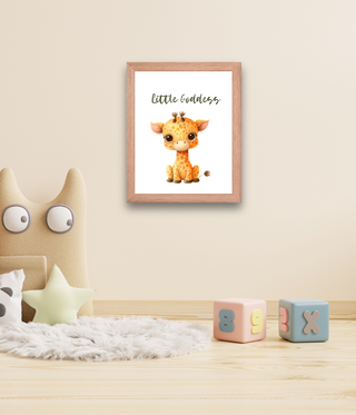 Giraffe Nursery Frame Wall Art