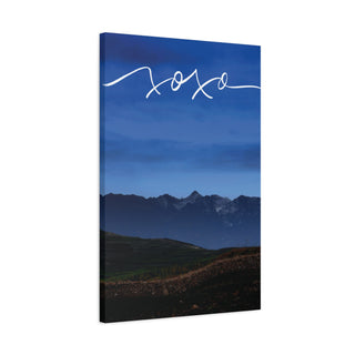 XOXO Above Mountain Top Canvas