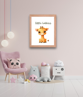 Giraffe Nursery Frame Wall Art