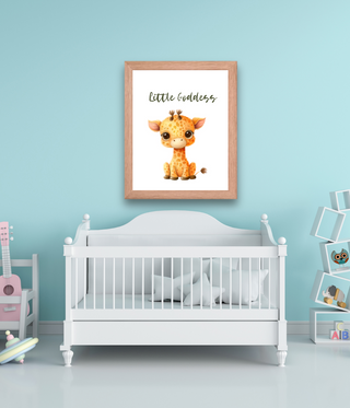 Giraffe Nursery Frame Wall Art