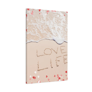 Love Life Ocean Wall Canvas