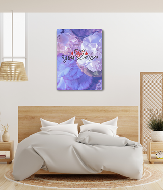 You & Me Flower Wall Art