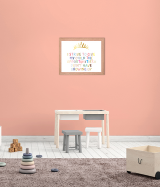 Motivational Uplifting Quotes for Your Little One's Room Frame Art