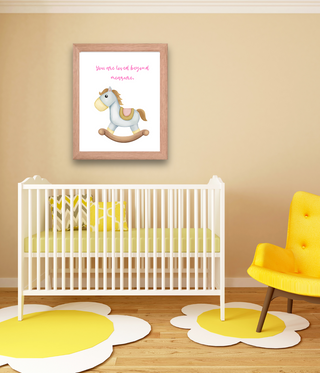 Rocking Horse Nursery Wall Art