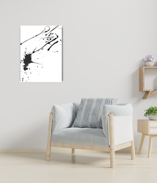 Splash Paint Style Modern Wall Canvas