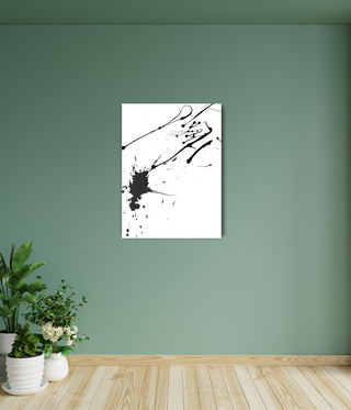 Splash Paint Style Modern Wall Canvas