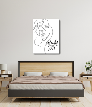 Made With Love Flower Wall Art