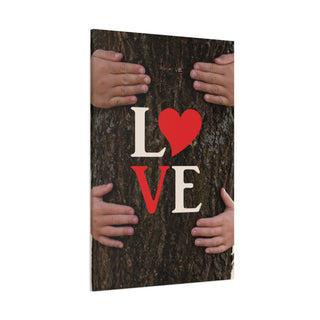 Tree Hugging Nature Love Wall Canvas