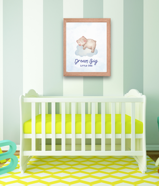 Dream Big Bear Nursery Wall Art