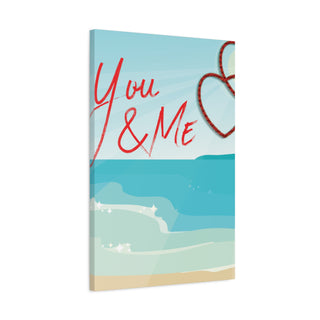 You & Me Beach Abstract Wall Art