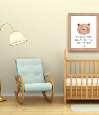 Quote From Bear Baby Nursery Wall Art