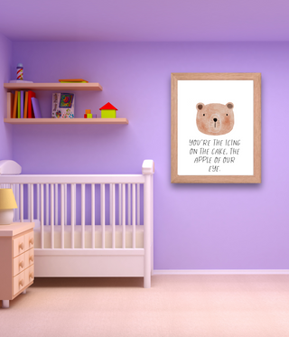 Quote From Bear Baby Nursery Wall Art