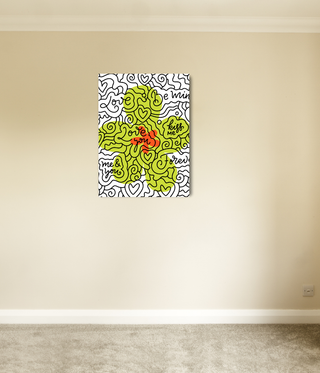 Be Mine Flower Wall Art