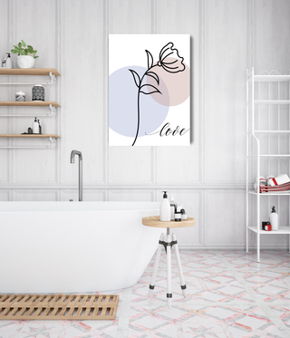 Tilt Love Flower Wall Art