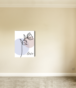 Tilt Love Flower Wall Art