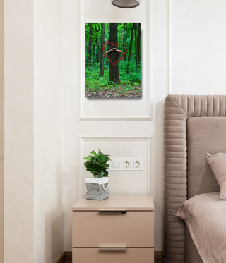 Heart Shape Hand Hugging Tree Wall Art