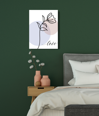 Tilt Love Flower Wall Art