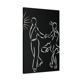 Ballet Woman & Man Dance Wall Art