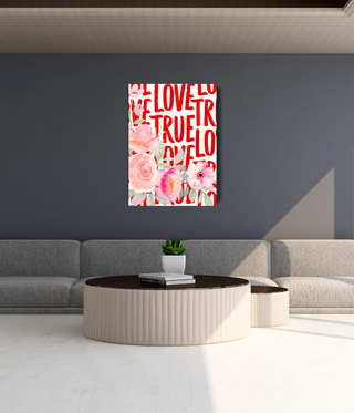 True Love Flower Wall Art