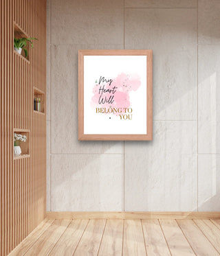 Pink Nursery Frame Wall Art