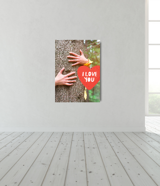 Hugging Tree Wall Canvas