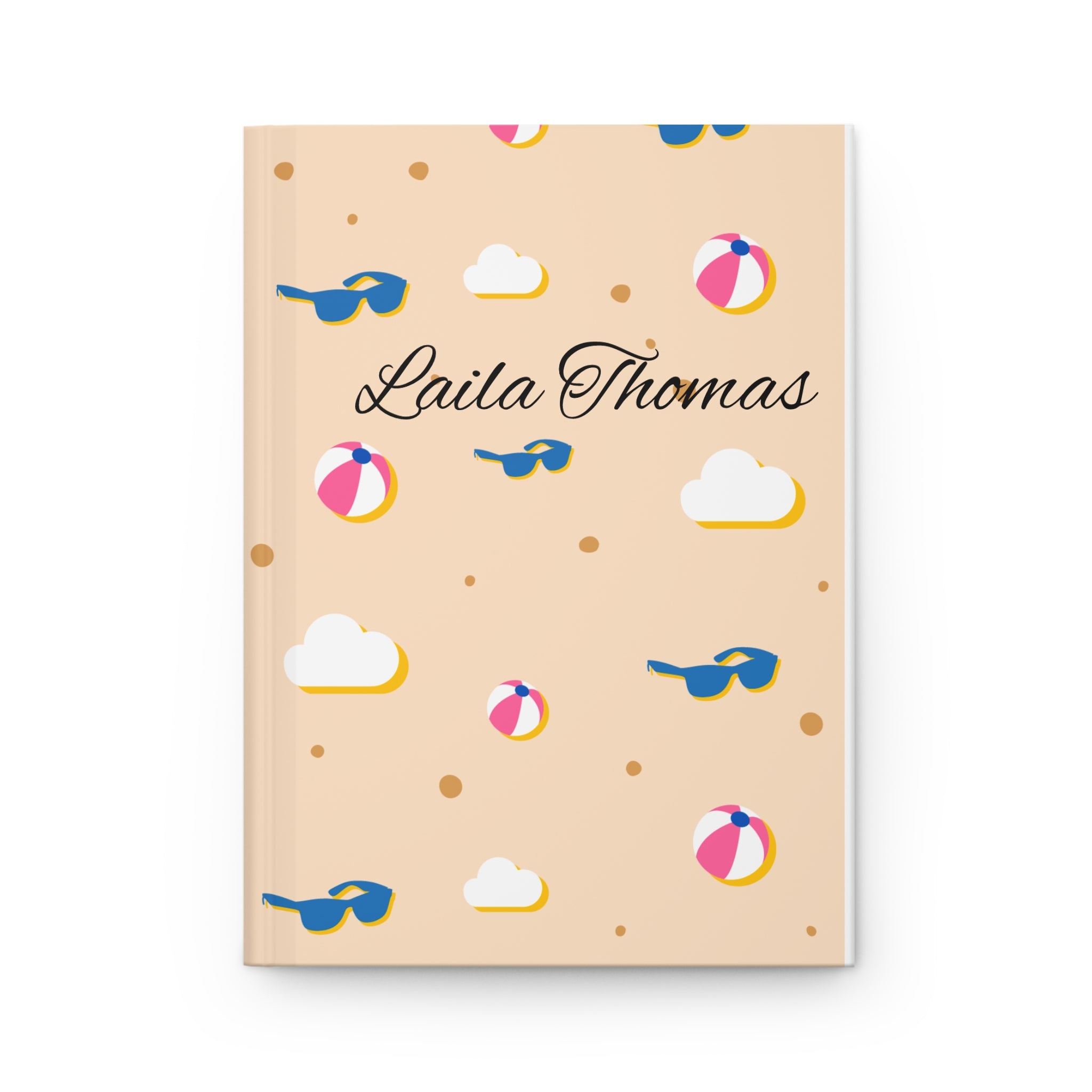 Girls Personalized Hardcover Book Journal