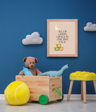 Graceful Baby Inspirational Frame Art