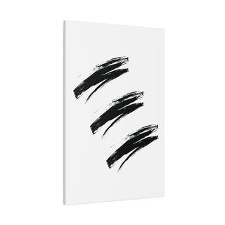 Three  Paint Streaks Modern Wall Art