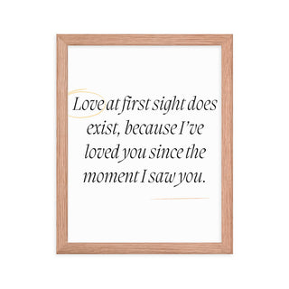 Love At First Sight Nursery Framed Wall Art