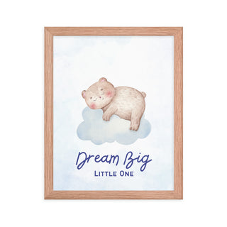 Dream Big Bear Nursery Wall Art