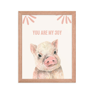 Pink Pig Nursery Love Quote Wall Decor Art