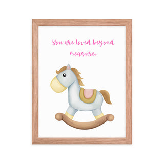 Rocking Horse Nursery Wall Art