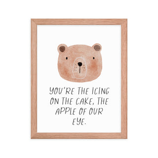 Quote From Bear Baby Nursery Wall Art