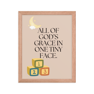 Graceful Baby Inspirational Frame Art