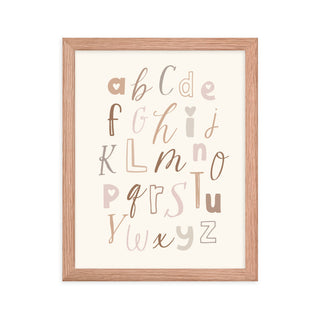 Alphabet Nursery Frame Wall Art