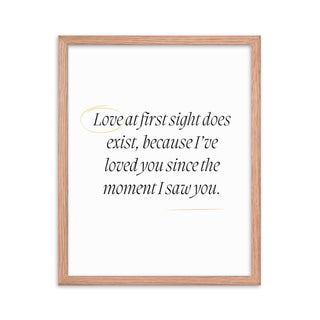 Love At First Sight Nursery Framed Wall Art