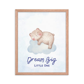 Dream Big Bear Nursery Wall Art