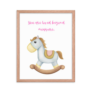 Rocking Horse Nursery Wall Art