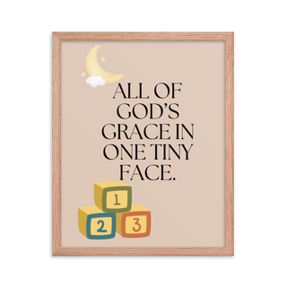 Graceful Baby Inspirational Frame Art