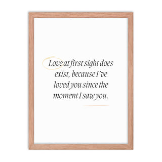 Love At First Sight Nursery Framed Wall Art