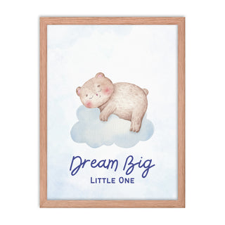 Dream Big Bear Nursery Wall Art