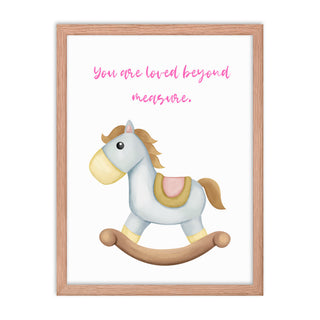 Rocking Horse Nursery Wall Art