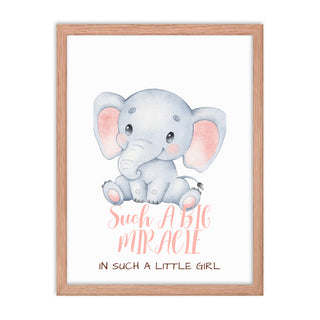 Elephant Love Quote Frame Decor