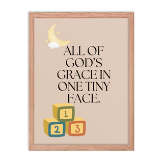 Graceful Baby Inspirational Frame Art