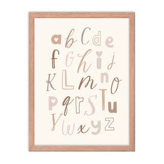 Alphabet Nursery Frame Wall Art