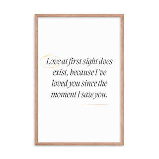 Love At First Sight Nursery Framed Wall Art