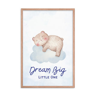 Dream Big Bear Nursery Wall Art