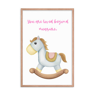 Rocking Horse Nursery Wall Art