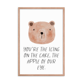 Quote From Bear Baby Nursery Wall Art