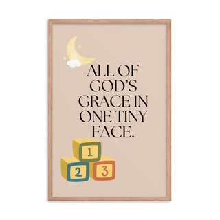 Graceful Baby Inspirational Frame Art